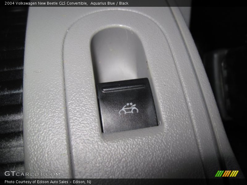 Aquarius Blue / Black 2004 Volkswagen New Beetle GLS Convertible