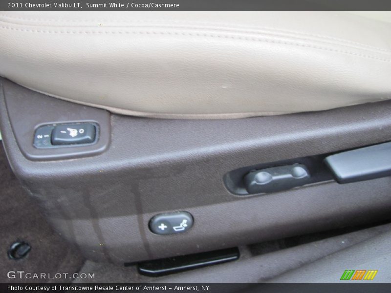 Summit White / Cocoa/Cashmere 2011 Chevrolet Malibu LT