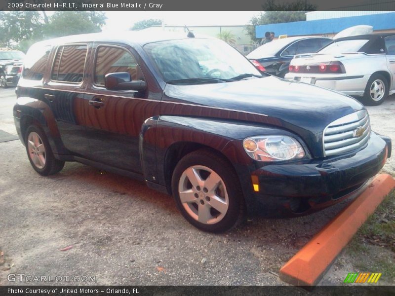 Imperial Blue Metallic / Gray 2009 Chevrolet HHR LT