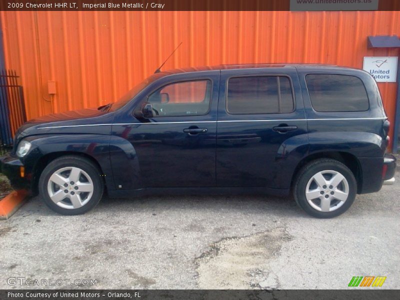 Imperial Blue Metallic / Gray 2009 Chevrolet HHR LT
