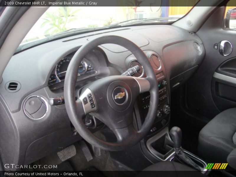 Imperial Blue Metallic / Gray 2009 Chevrolet HHR LT