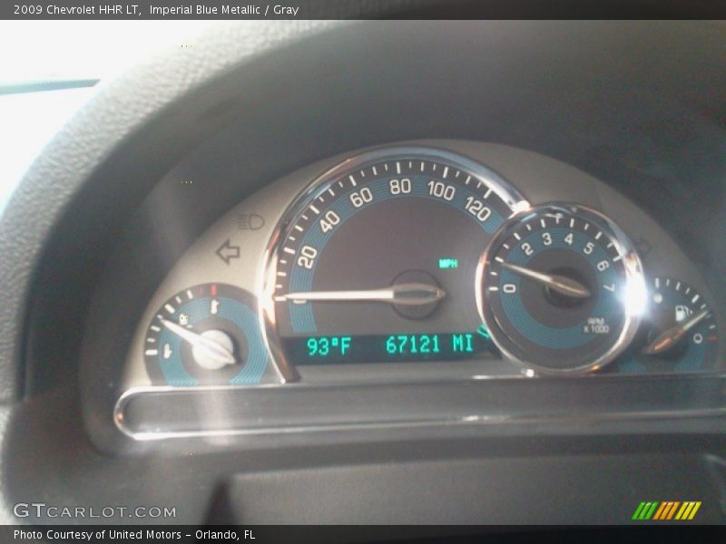 Imperial Blue Metallic / Gray 2009 Chevrolet HHR LT