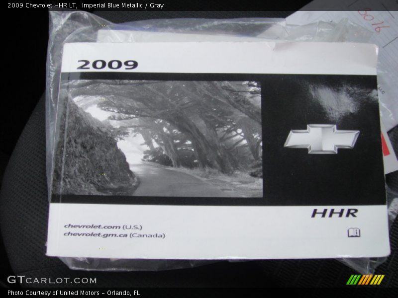 Imperial Blue Metallic / Gray 2009 Chevrolet HHR LT