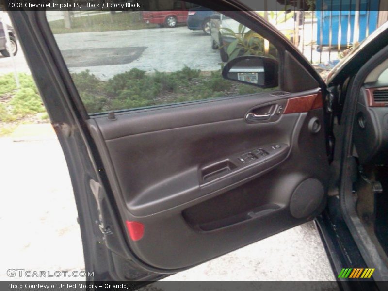 Black / Ebony Black 2008 Chevrolet Impala LS