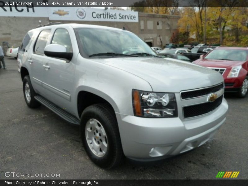 Sheer Silver Metallic / Ebony 2011 Chevrolet Tahoe LT 4x4