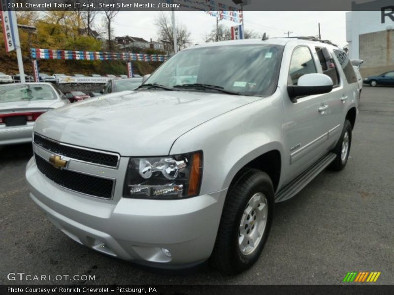 Sheer Silver Metallic / Ebony 2011 Chevrolet Tahoe LT 4x4