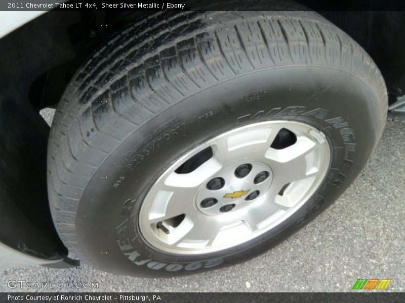 Sheer Silver Metallic / Ebony 2011 Chevrolet Tahoe LT 4x4