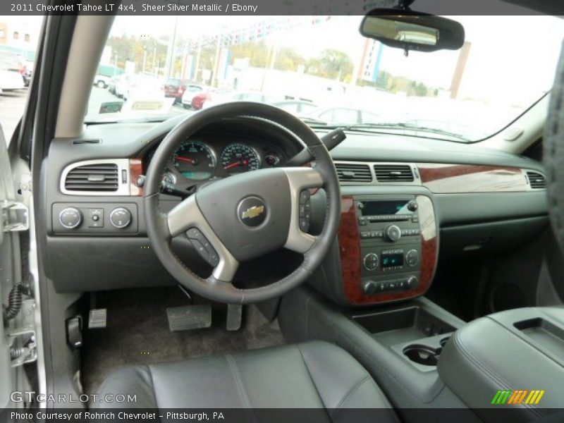 Sheer Silver Metallic / Ebony 2011 Chevrolet Tahoe LT 4x4