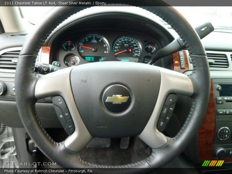 Sheer Silver Metallic / Ebony 2011 Chevrolet Tahoe LT 4x4