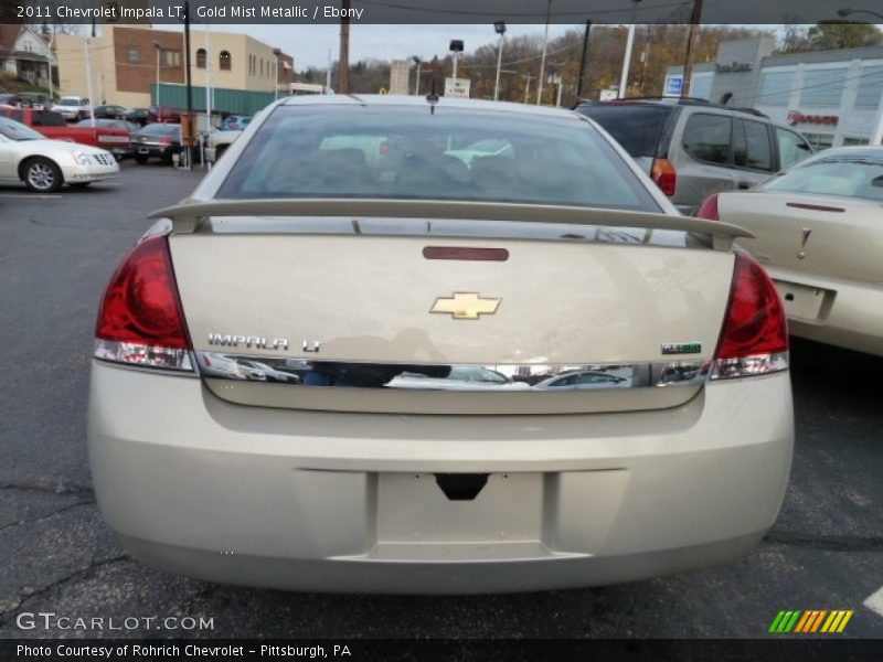 Gold Mist Metallic / Ebony 2011 Chevrolet Impala LT