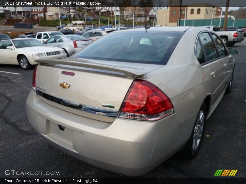 Gold Mist Metallic / Ebony 2011 Chevrolet Impala LT