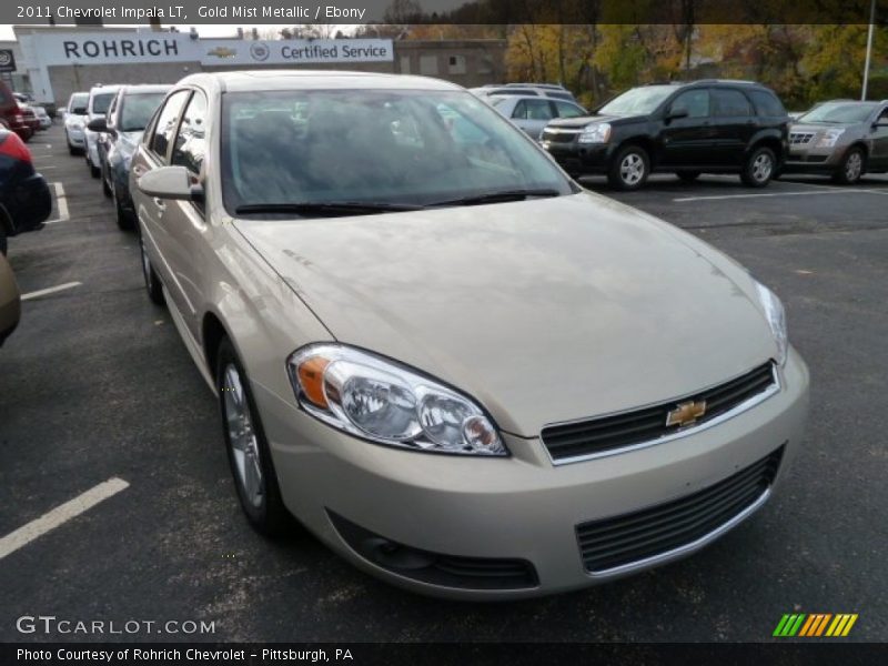 Gold Mist Metallic / Ebony 2011 Chevrolet Impala LT