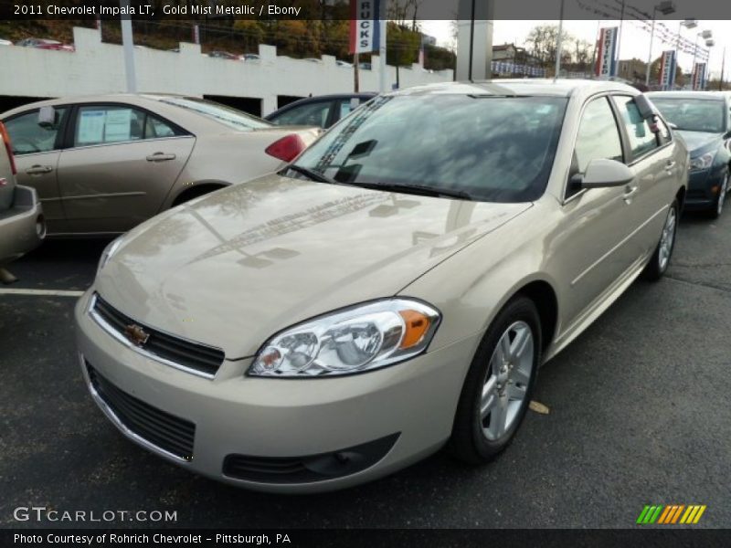 Gold Mist Metallic / Ebony 2011 Chevrolet Impala LT