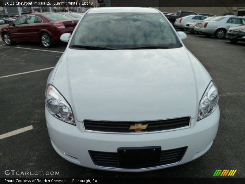Summit White / Ebony 2011 Chevrolet Impala LS