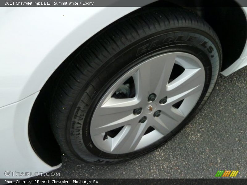 Summit White / Ebony 2011 Chevrolet Impala LS