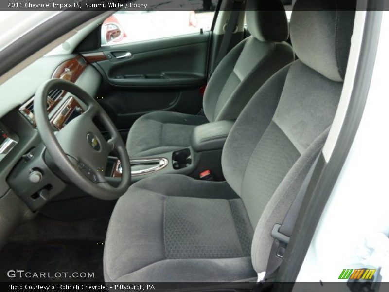 Summit White / Ebony 2011 Chevrolet Impala LS