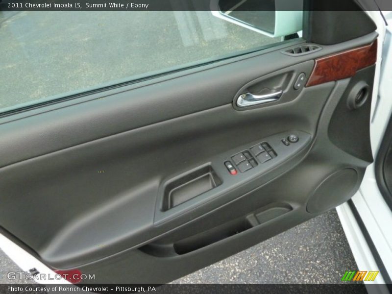 Summit White / Ebony 2011 Chevrolet Impala LS
