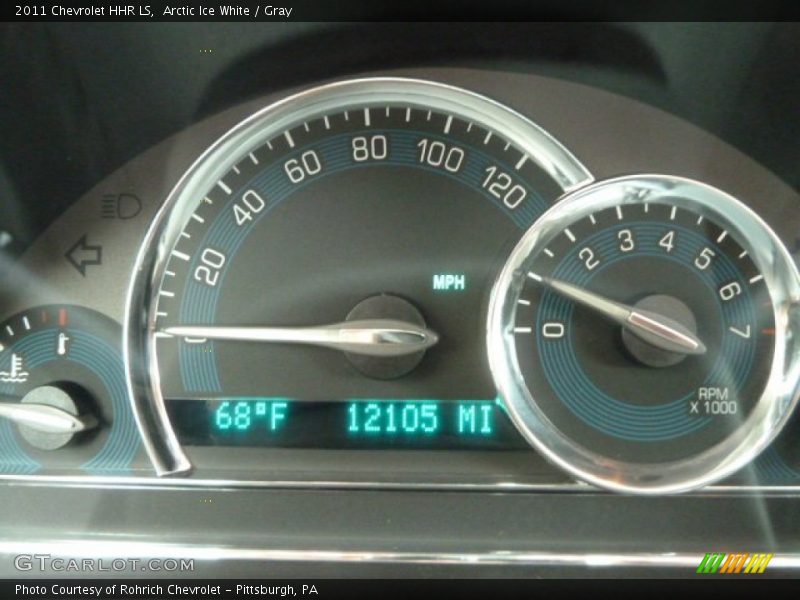 Arctic Ice White / Gray 2011 Chevrolet HHR LS