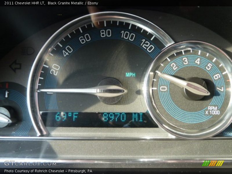 Black Granite Metallic / Ebony 2011 Chevrolet HHR LT