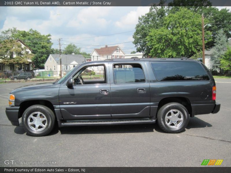 Carbon Metallic / Stone Gray 2003 GMC Yukon XL Denali AWD
