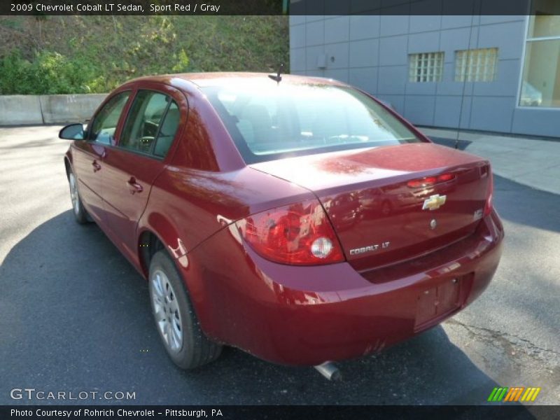Sport Red / Gray 2009 Chevrolet Cobalt LT Sedan
