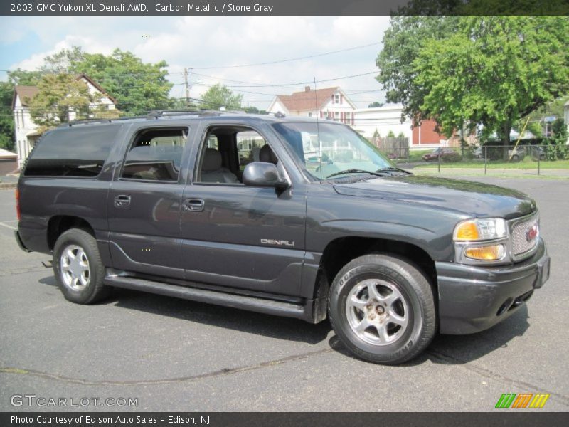 Carbon Metallic / Stone Gray 2003 GMC Yukon XL Denali AWD