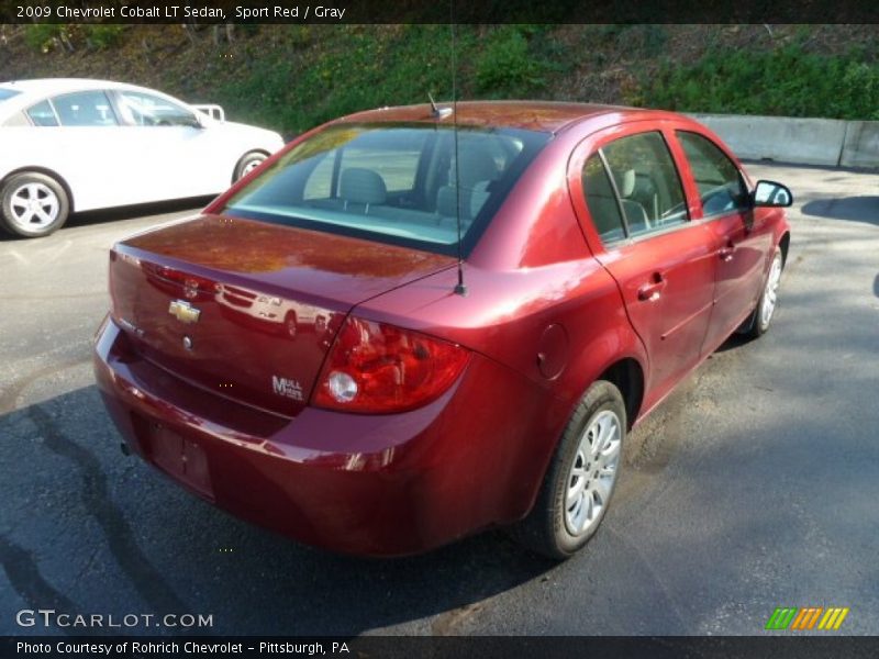 Sport Red / Gray 2009 Chevrolet Cobalt LT Sedan