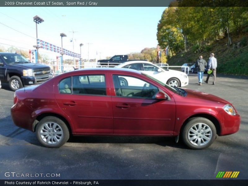 Sport Red / Gray 2009 Chevrolet Cobalt LT Sedan