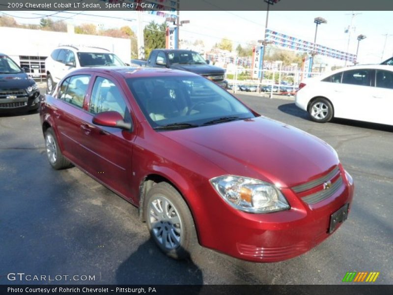 Sport Red / Gray 2009 Chevrolet Cobalt LT Sedan