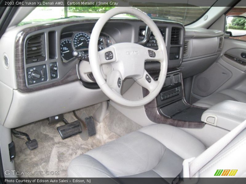 Carbon Metallic / Stone Gray 2003 GMC Yukon XL Denali AWD