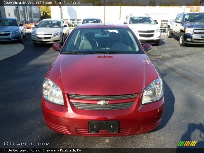 Sport Red / Gray 2009 Chevrolet Cobalt LT Sedan