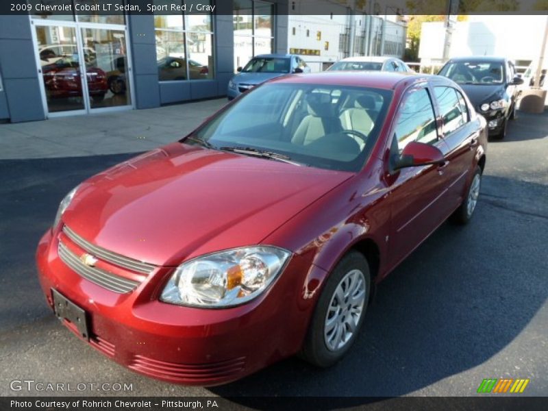 Sport Red / Gray 2009 Chevrolet Cobalt LT Sedan