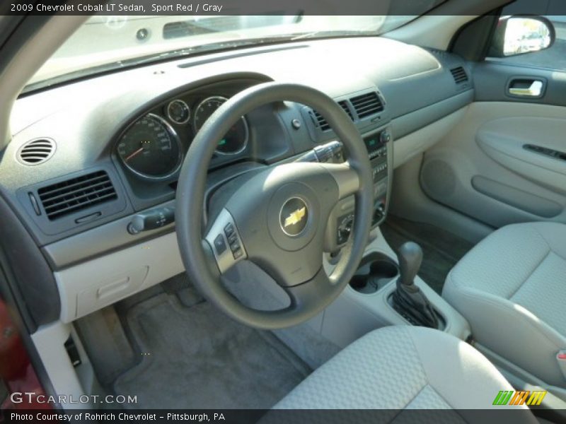 Sport Red / Gray 2009 Chevrolet Cobalt LT Sedan