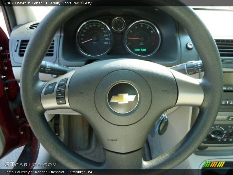 Sport Red / Gray 2009 Chevrolet Cobalt LT Sedan