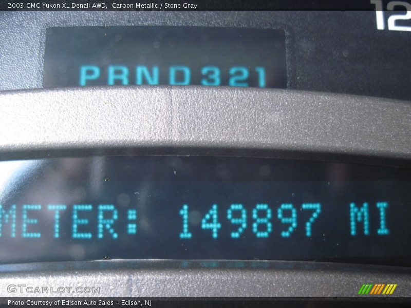 Carbon Metallic / Stone Gray 2003 GMC Yukon XL Denali AWD