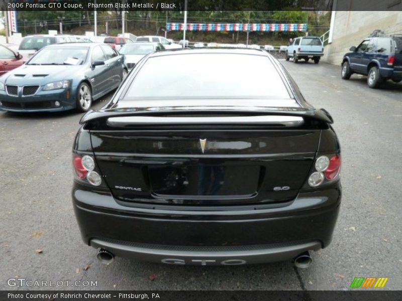 Phantom Black Metallic / Black 2006 Pontiac GTO Coupe