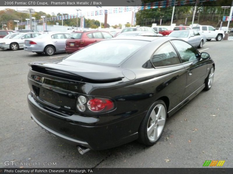 Phantom Black Metallic / Black 2006 Pontiac GTO Coupe