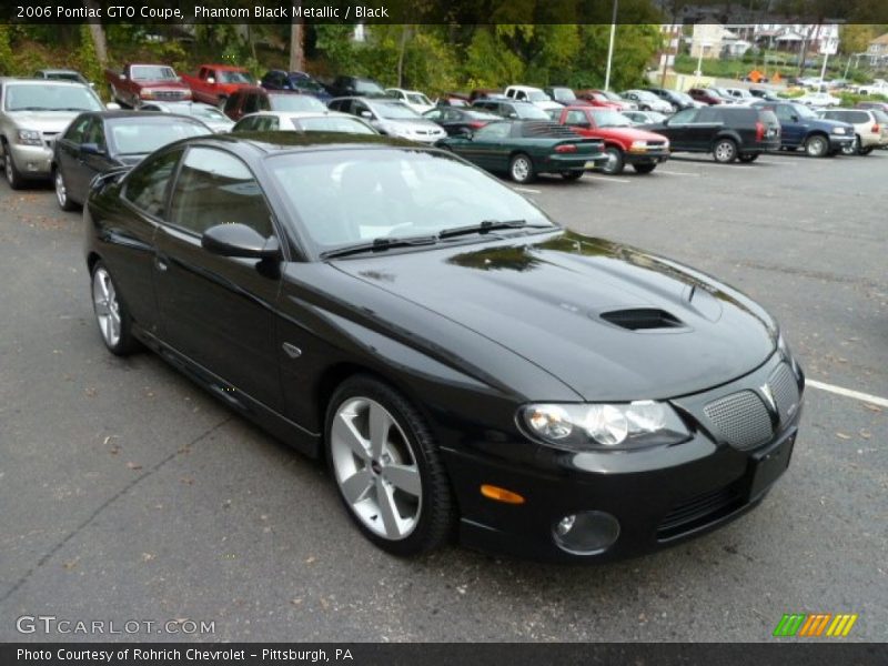 Phantom Black Metallic / Black 2006 Pontiac GTO Coupe