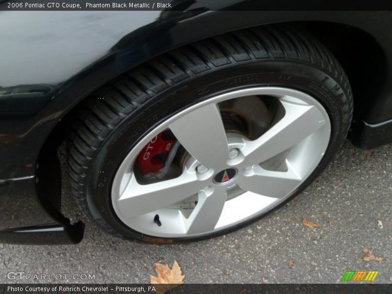 Phantom Black Metallic / Black 2006 Pontiac GTO Coupe