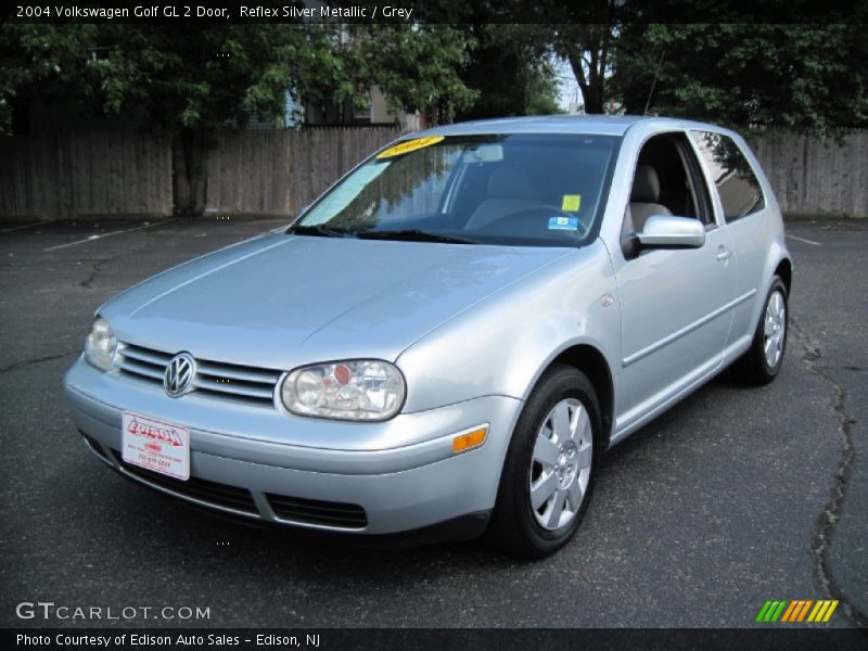 Reflex Silver Metallic / Grey 2004 Volkswagen Golf GL 2 Door