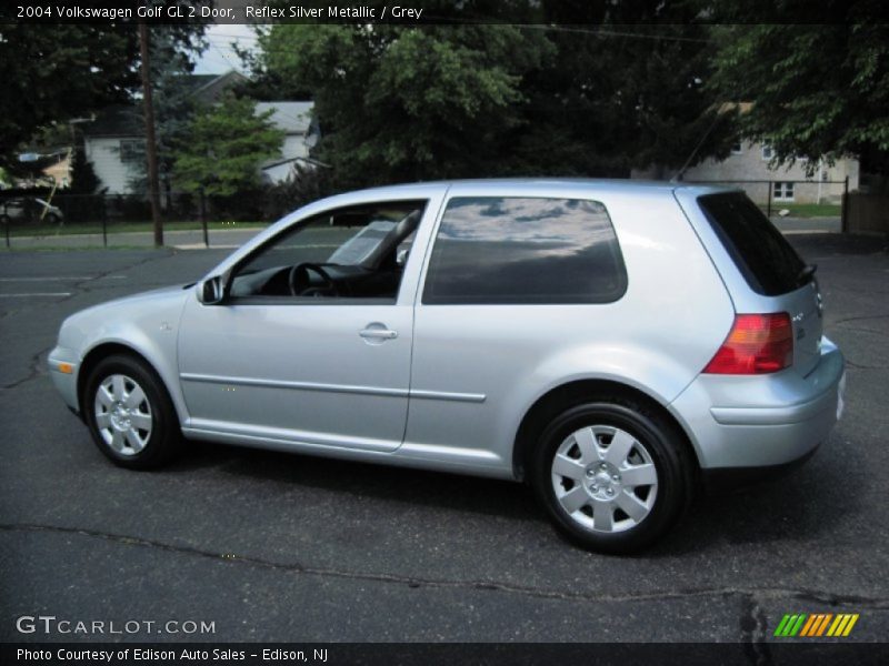 Reflex Silver Metallic / Grey 2004 Volkswagen Golf GL 2 Door