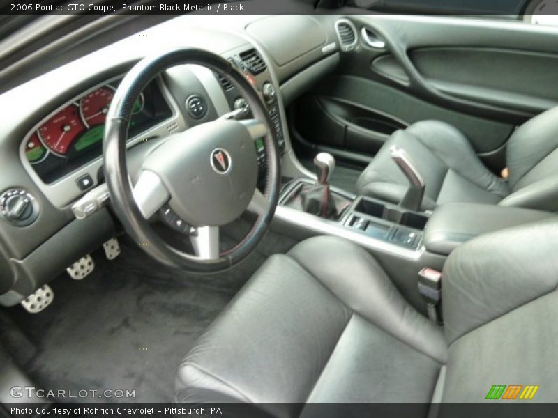 Phantom Black Metallic / Black 2006 Pontiac GTO Coupe