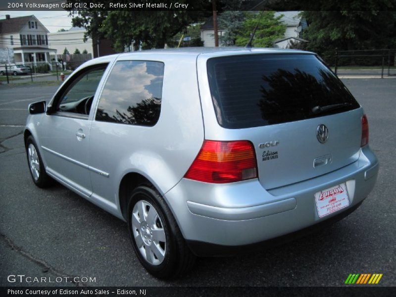 Reflex Silver Metallic / Grey 2004 Volkswagen Golf GL 2 Door