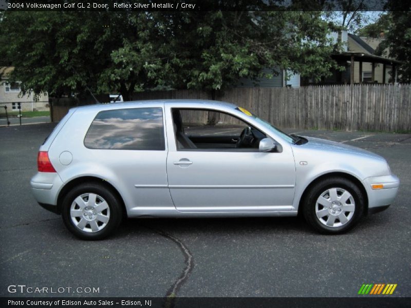 Reflex Silver Metallic / Grey 2004 Volkswagen Golf GL 2 Door