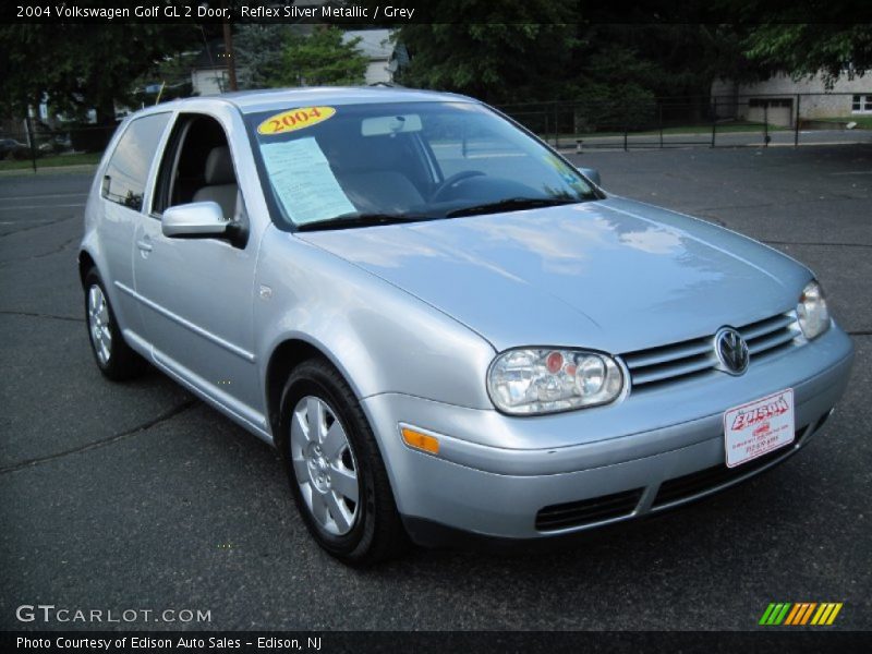 Reflex Silver Metallic / Grey 2004 Volkswagen Golf GL 2 Door