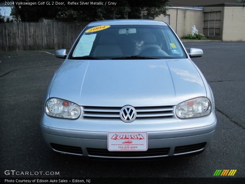 Reflex Silver Metallic / Grey 2004 Volkswagen Golf GL 2 Door