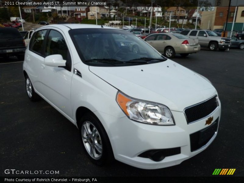 Summit White / Charcoal 2011 Chevrolet Aveo Aveo5 LT