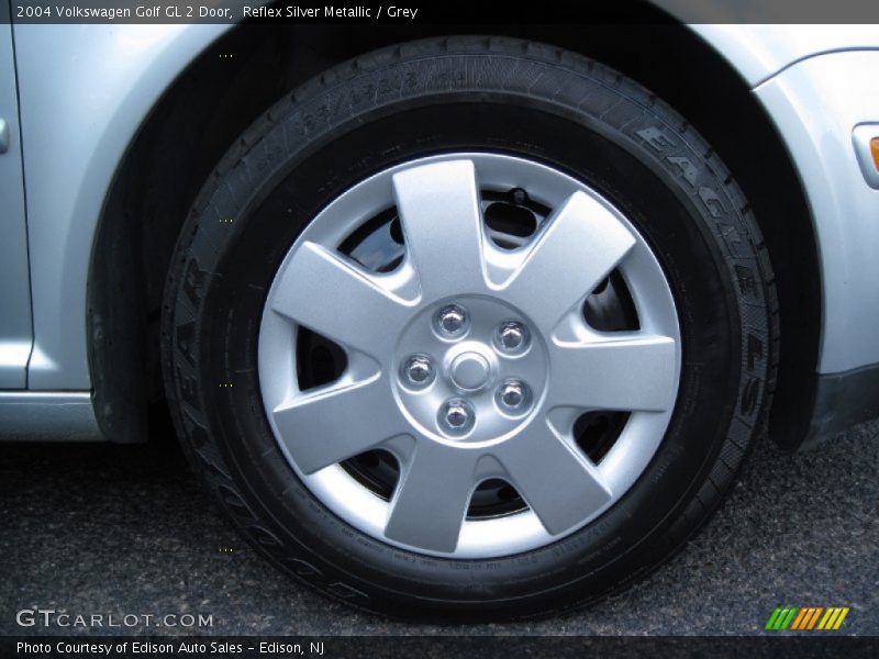 Reflex Silver Metallic / Grey 2004 Volkswagen Golf GL 2 Door