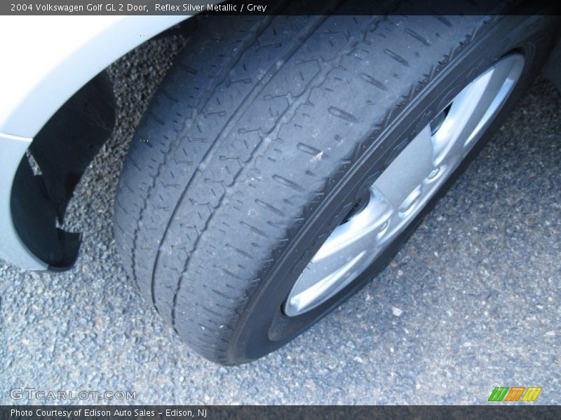 Reflex Silver Metallic / Grey 2004 Volkswagen Golf GL 2 Door