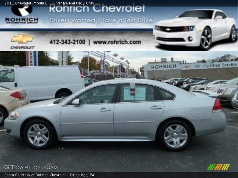 Silver Ice Metallic / Gray 2011 Chevrolet Impala LT